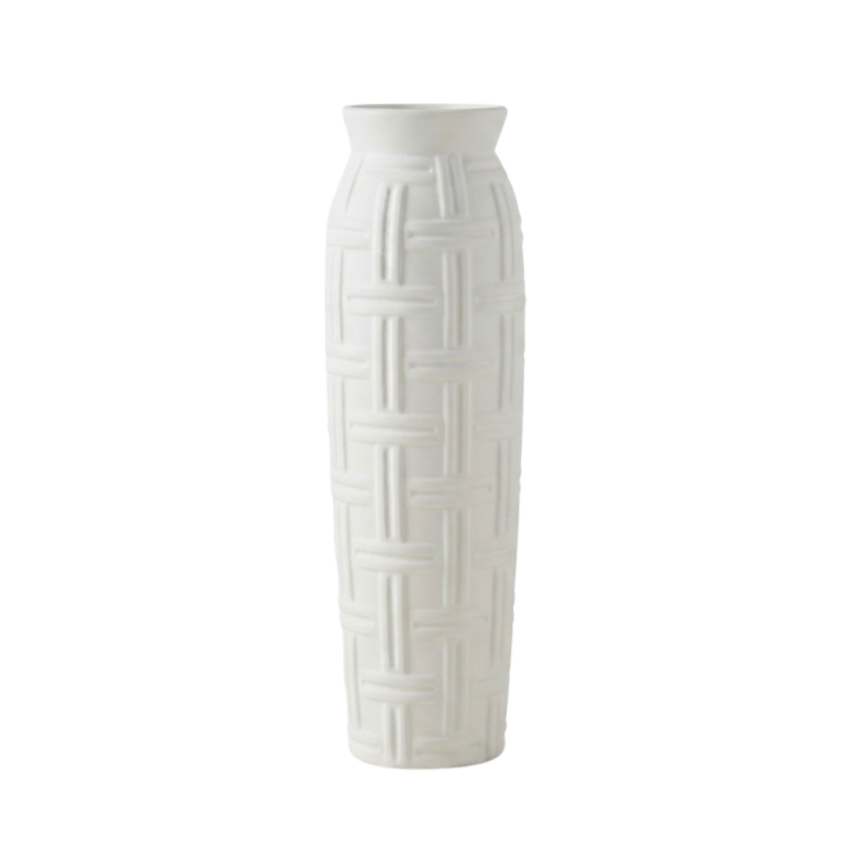 Wickerform Ceramic Vase