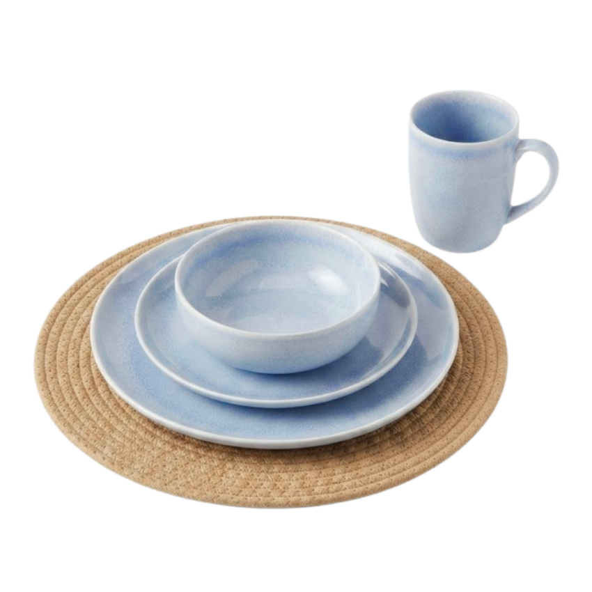 16PC Bailey Ceramic Dinnerware set