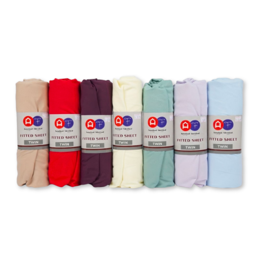 80-100GSM Solid/Printed Microfiber Fitted Sheet - Twin