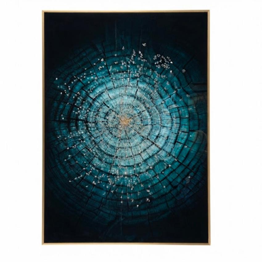 Blue Oak 24 x 31.5" Framed Wall Art