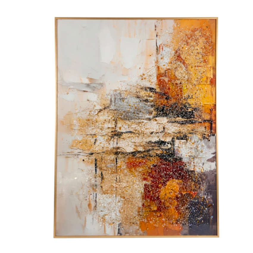Golden Expression 24 x 31.5" Framed Wall Art