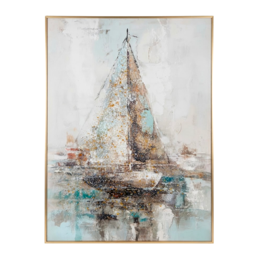 Harbor Reflection 24 x 31.5" Framed Wall Art