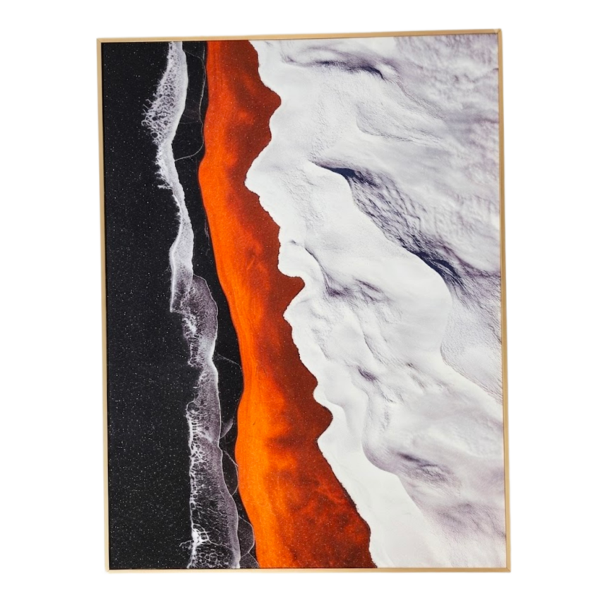 Molten Earth  24 x 31.5" Framed Wall Art