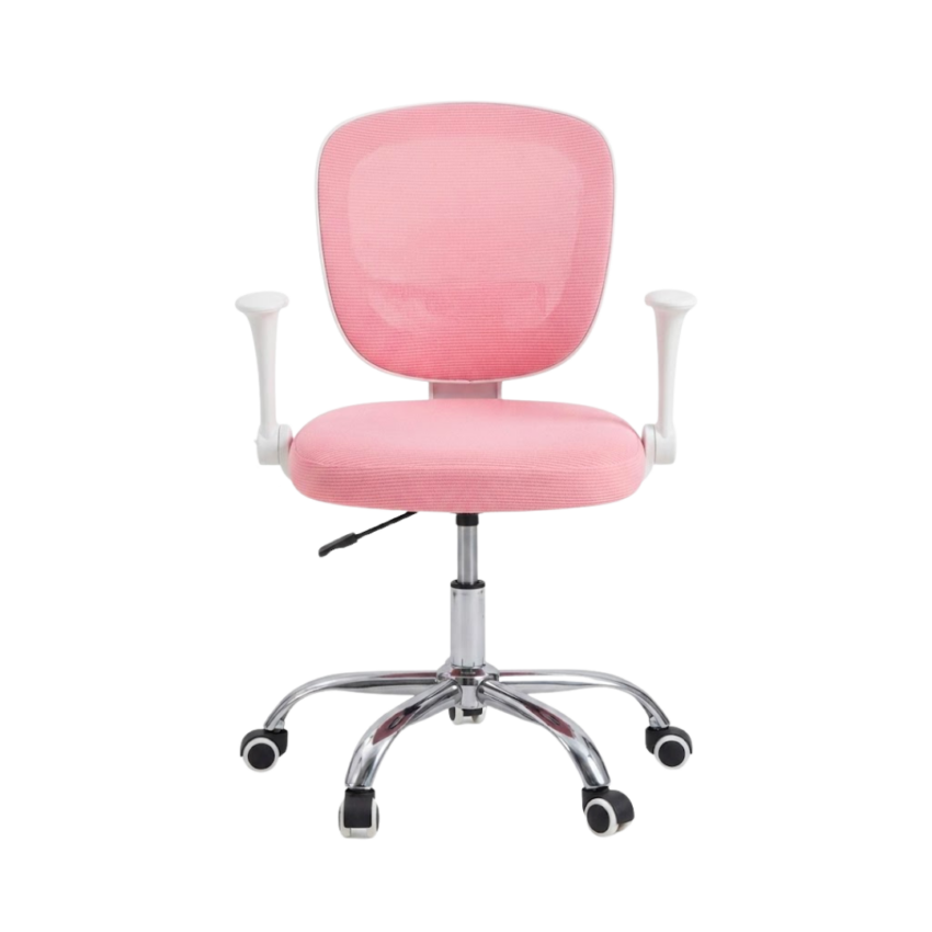 Pink Mesh/Plastic Office Chair