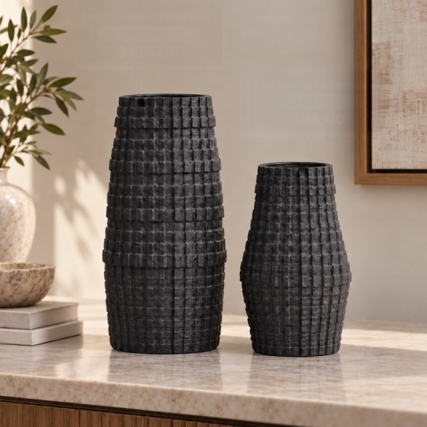 11.8" Moonlight Ceramic Vase