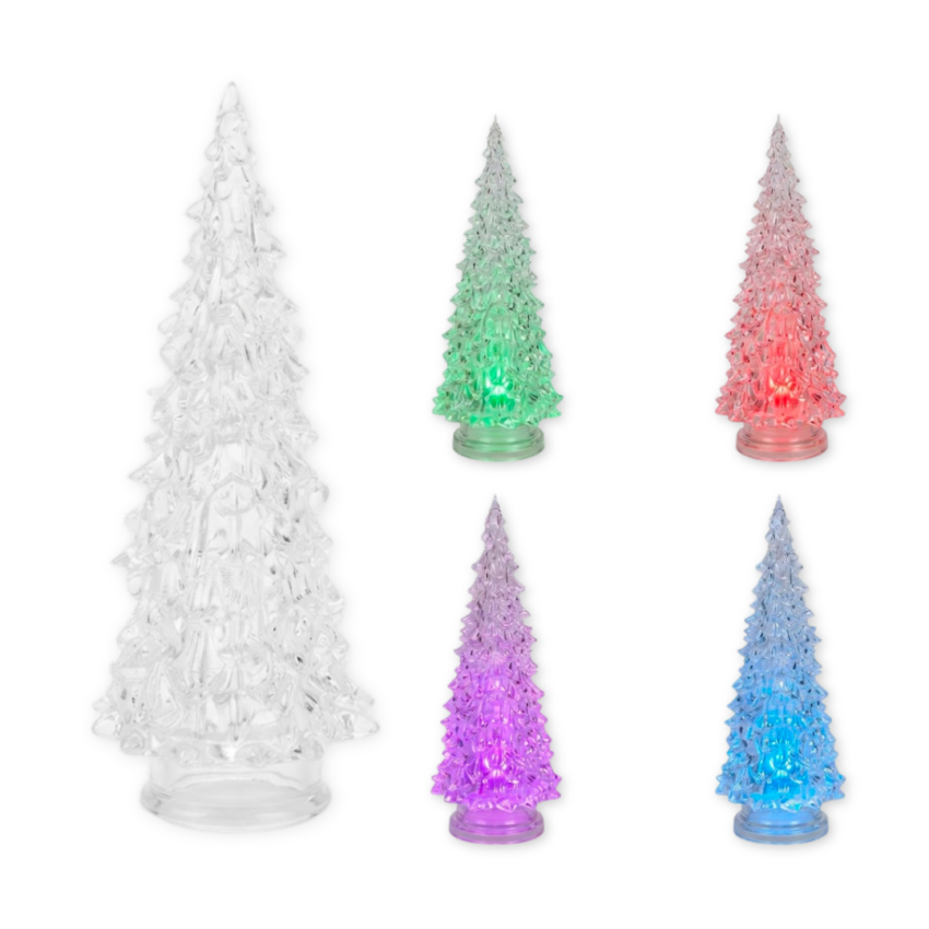 LED Xmas Transparent Ornament