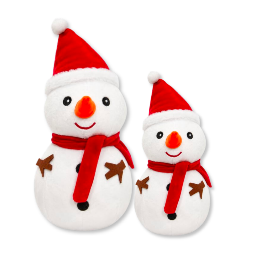 Xmas Plush Snowman Figure