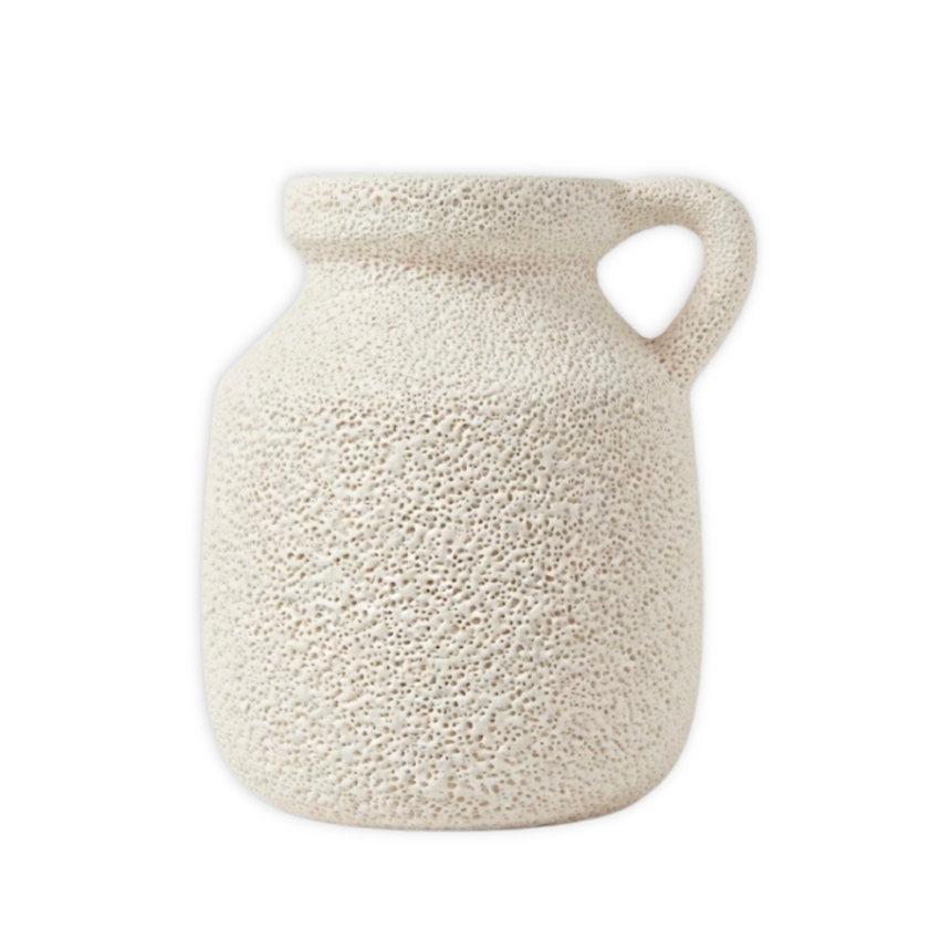 7.8" Snowstone Ceramic Vase