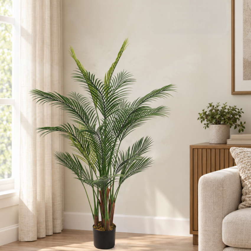 Artificial Areca Palm w/Pot 4.1ft