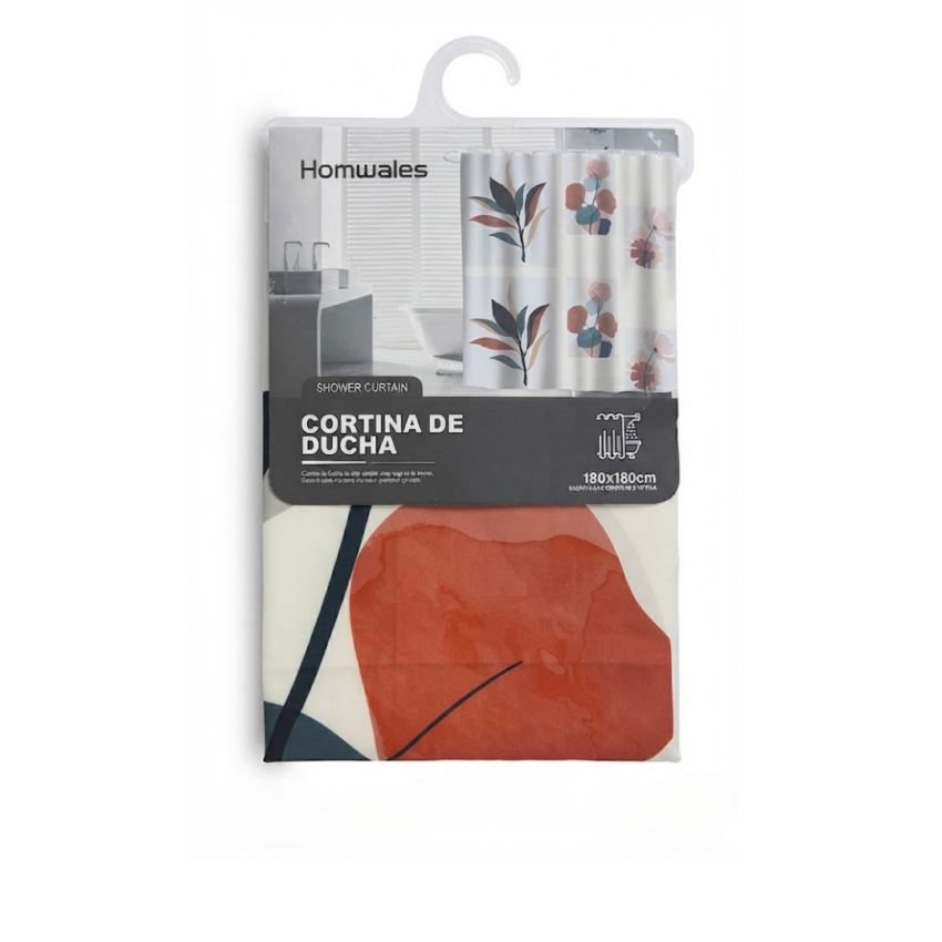 Autumn 6ft x 6ft Poly Shower Curtain