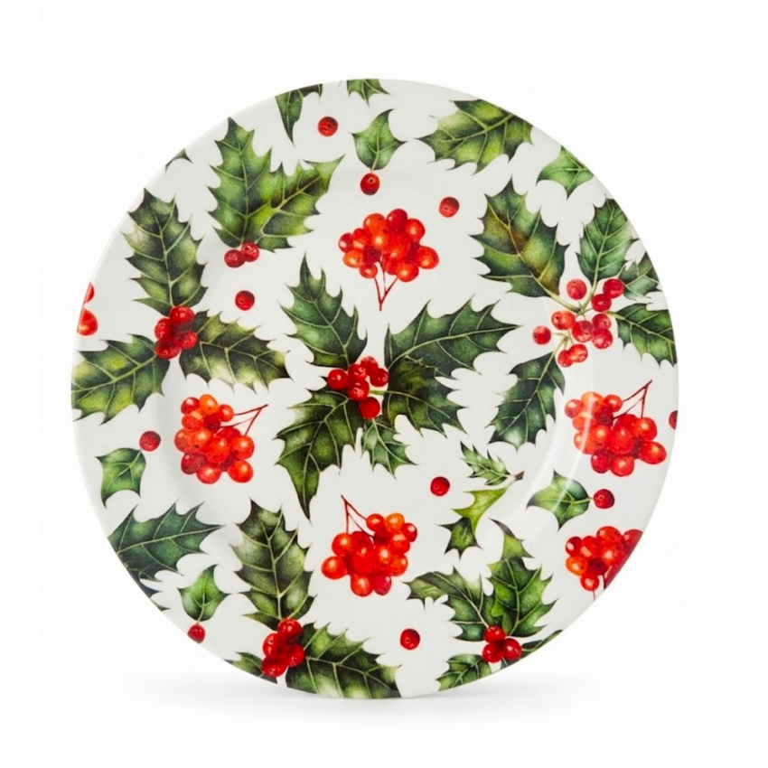Holly & Joy 13" Charger Plate