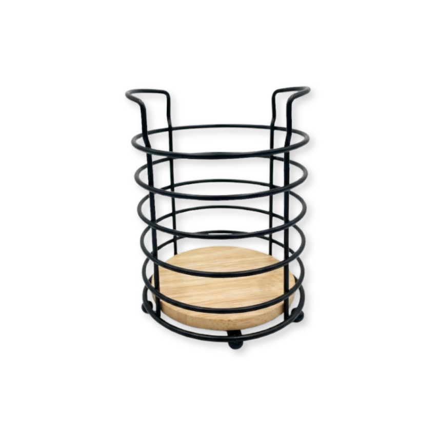 Metal 6" Round Napkin Holder