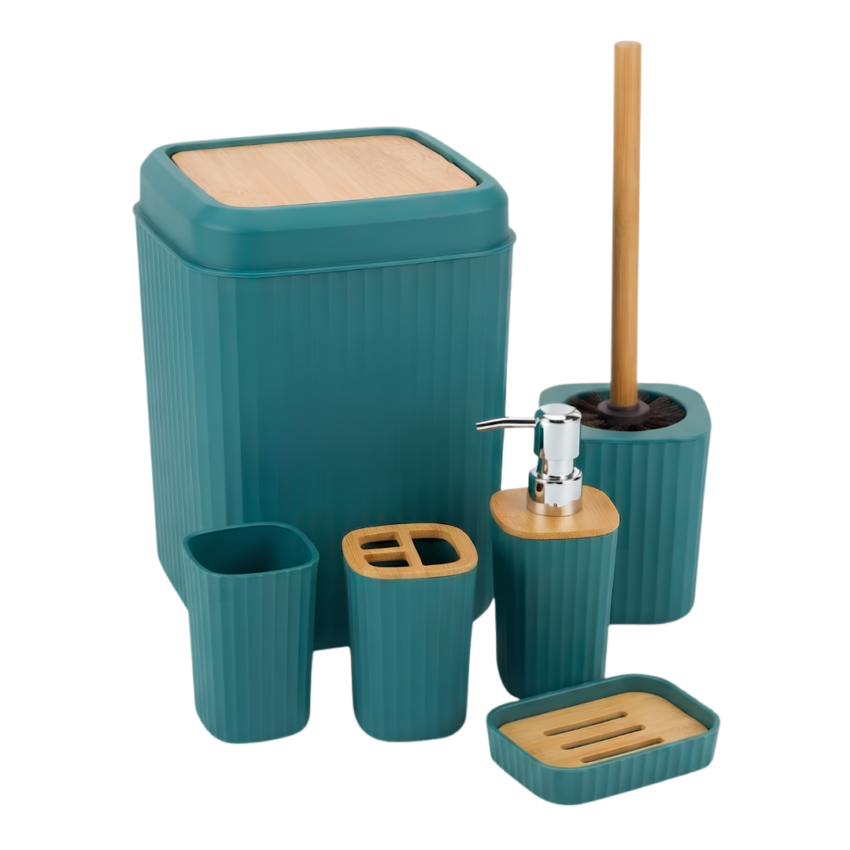 Ocean Mist 6pc Bathroom Set