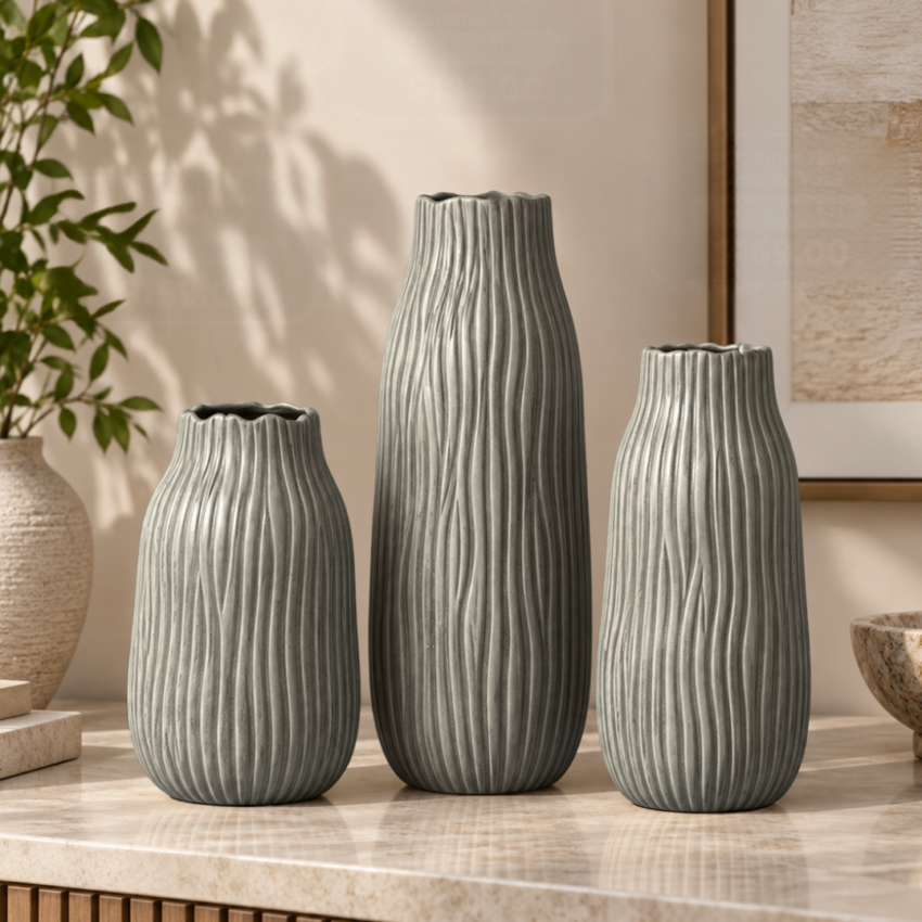 Sand Flow Ceramic Vase
