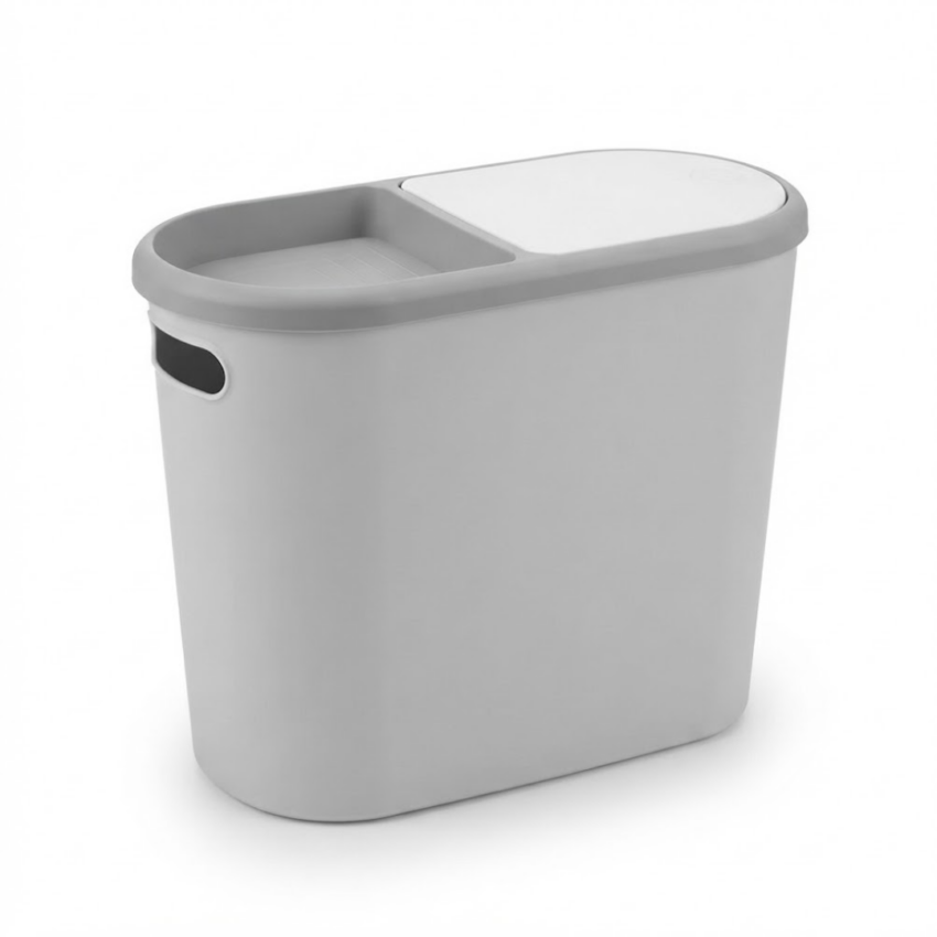 10L Duo Plastic Trash Can