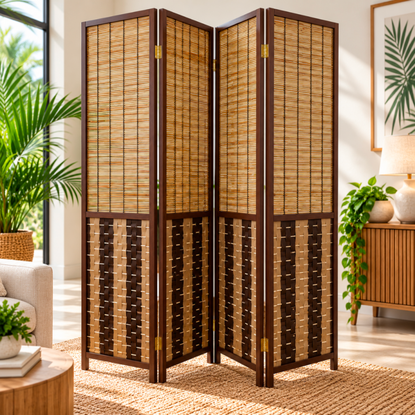 Bali Bamboo 6ftx6ft Room Divider