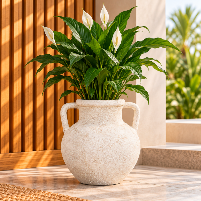 Crownstone Ceramic Flower Pot
