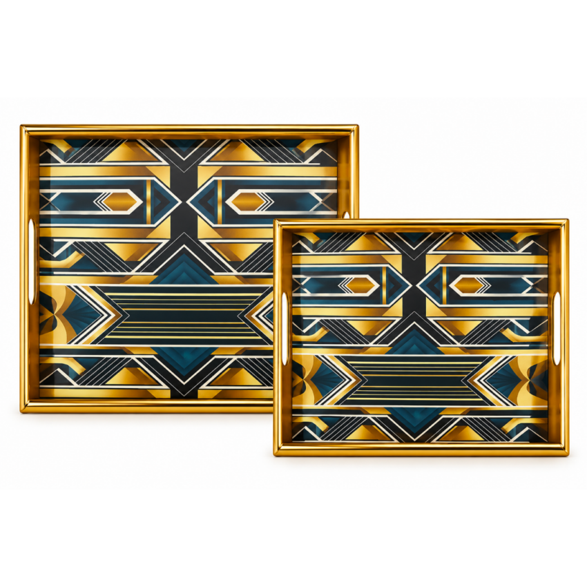 Geometric Décor Tray