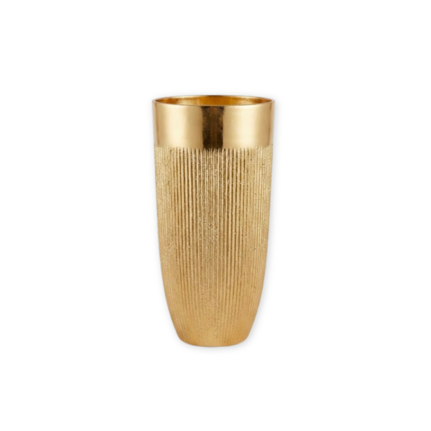 Golden Strata 70cm Ceramic Vase