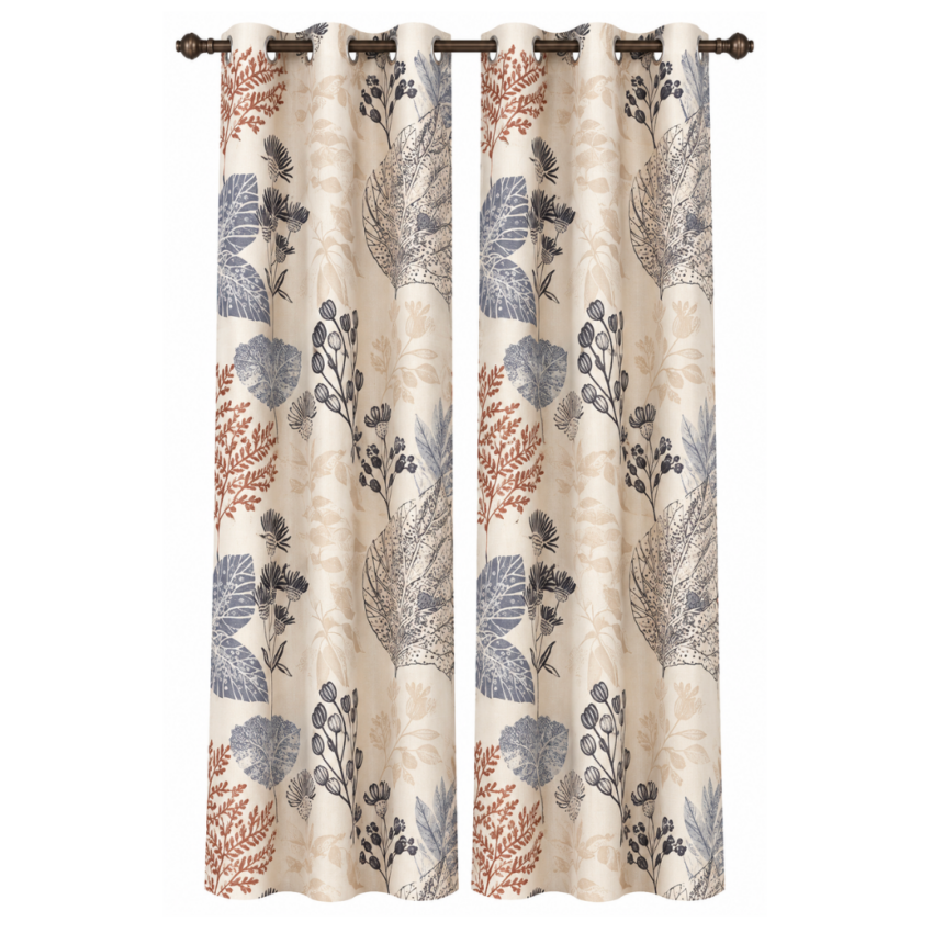 Kaylee Printed Darkout Grommet Panel - 1Pc / Pack