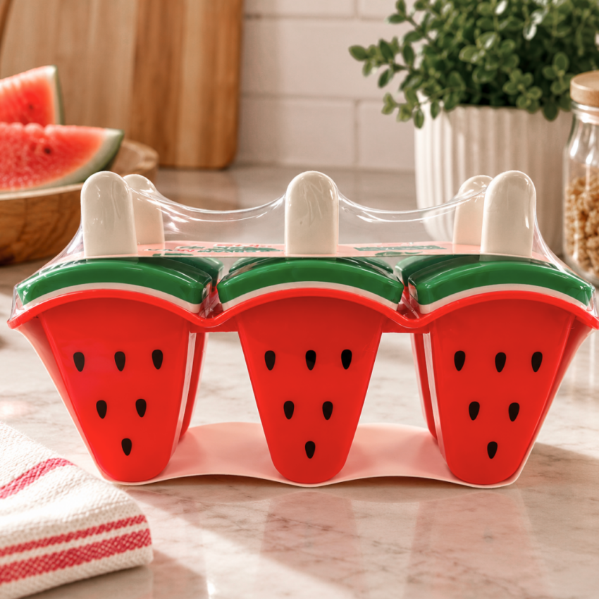 Lime Print Popsicle Mold