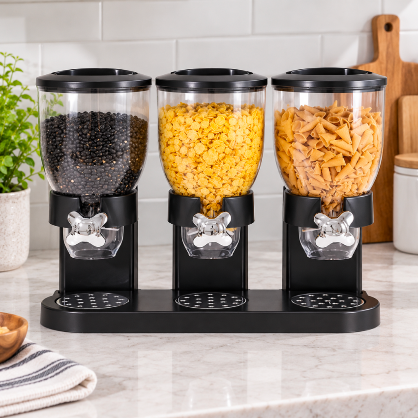 Noir 6L Cereal Dispenser