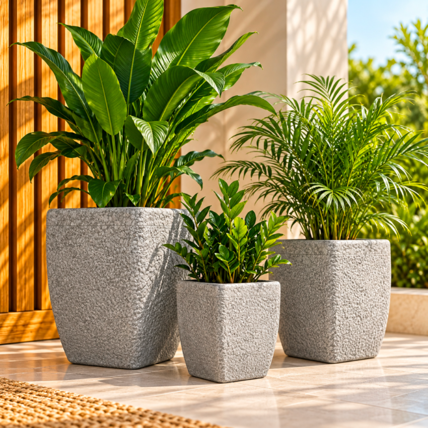 Reefline Ceramic Flower Pot