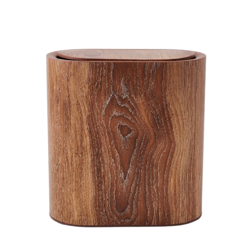 Rustic 11.5" Bin w Lid