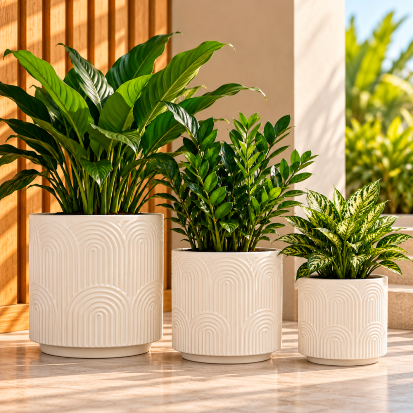 Stoney Ceramic Flower Pot