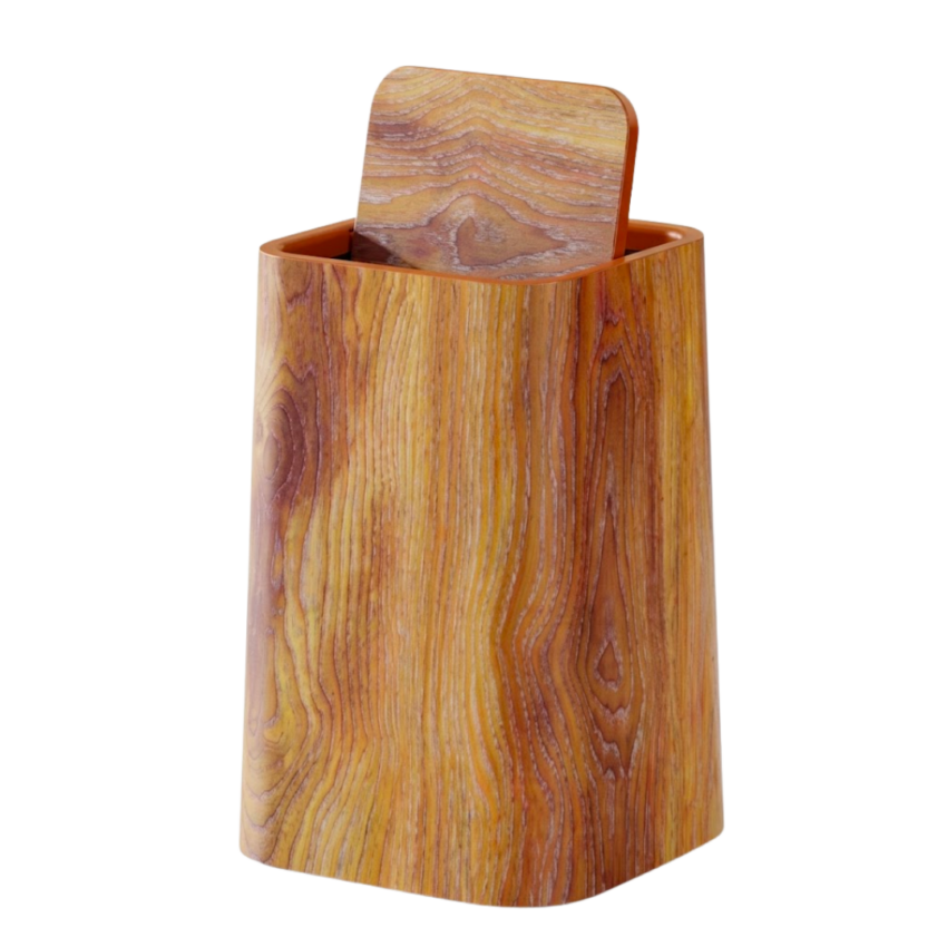 Timber Trash Bin 20X26cm