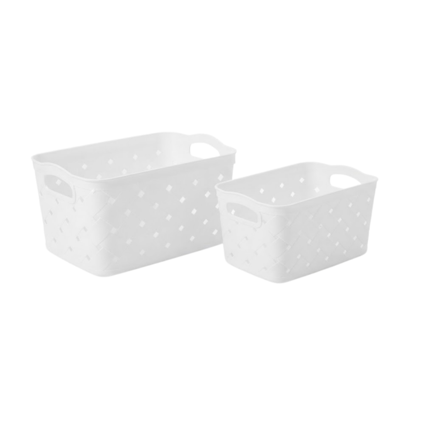 White Plastic Basket